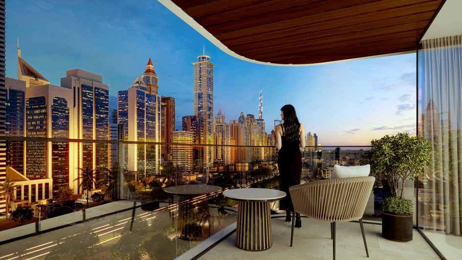 Balconies with Dubai Views